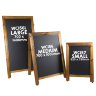 Деревянный штендер A-board